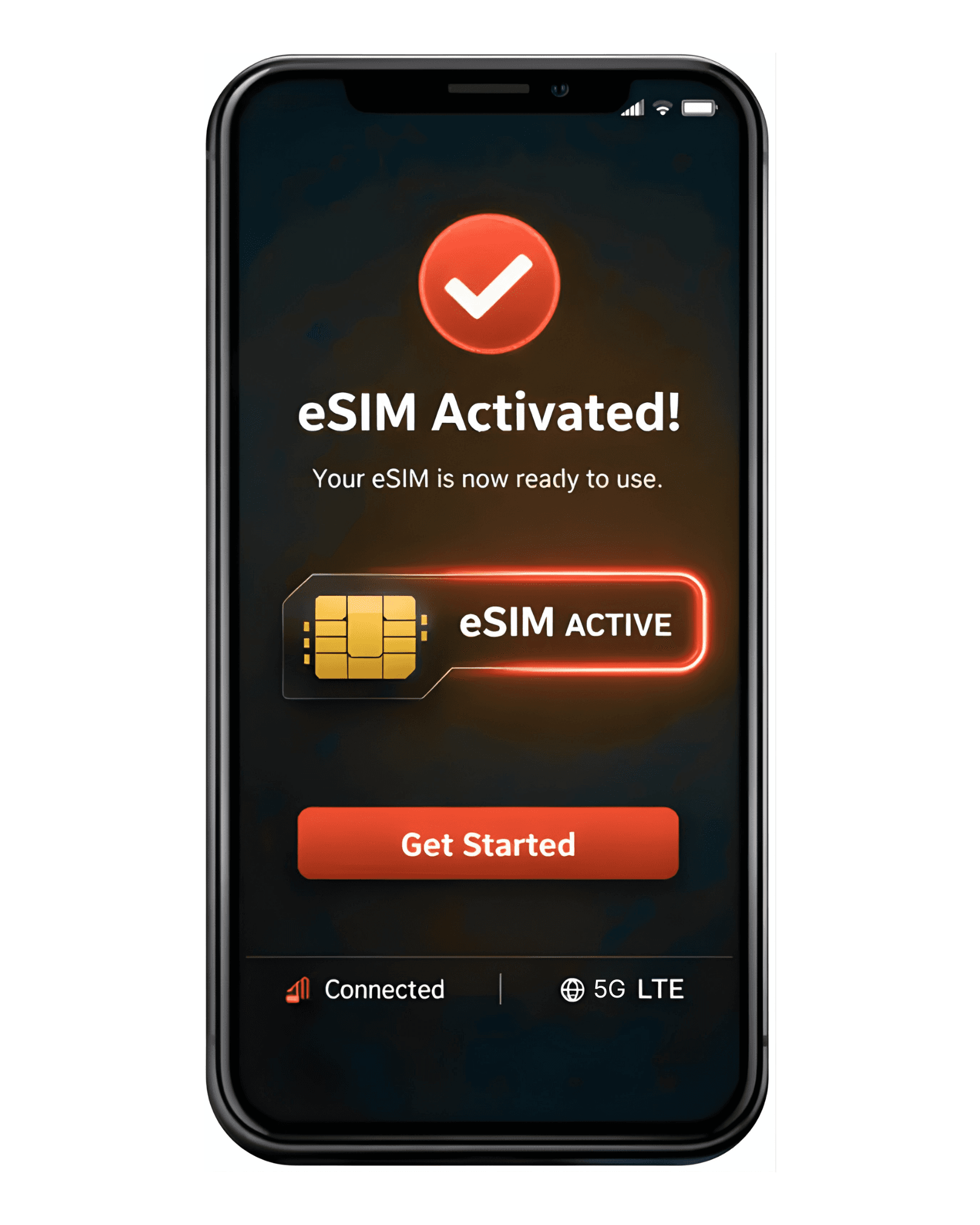 eSIM Activation App Interface