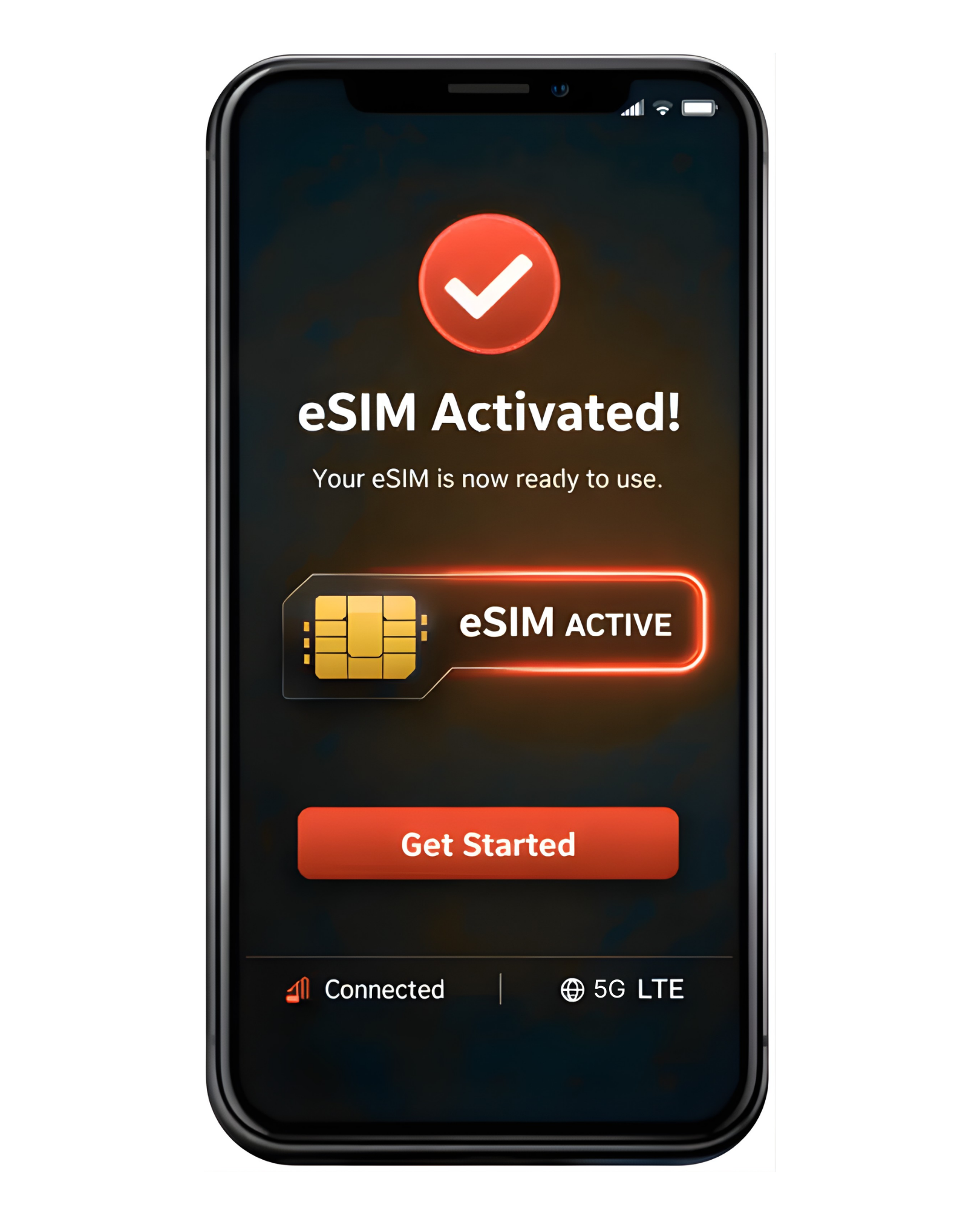 eSIM Activation App Interface